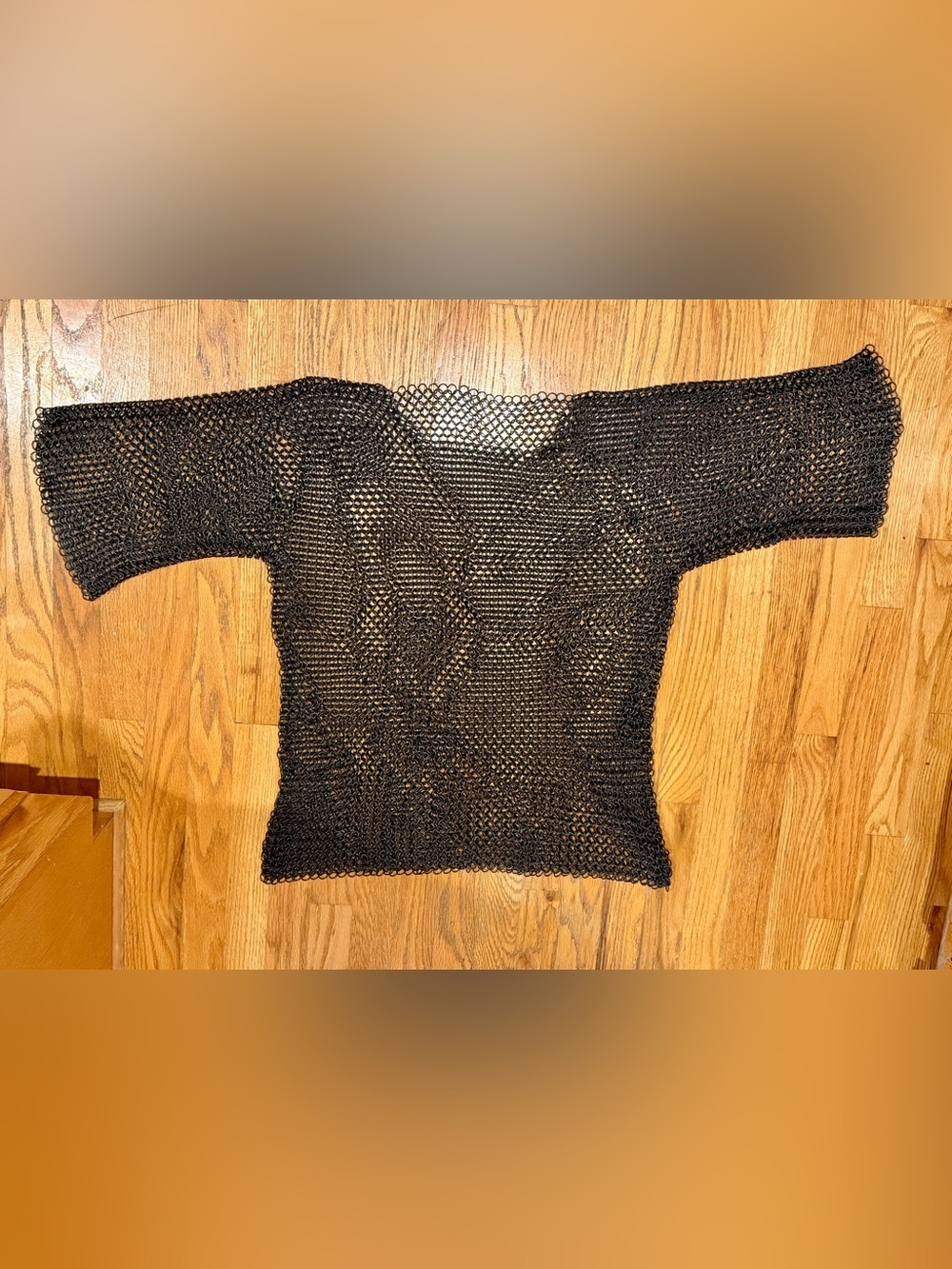 Chain Mail Shirt | Haubergeon | Heavy Duty | Men’s Size Large